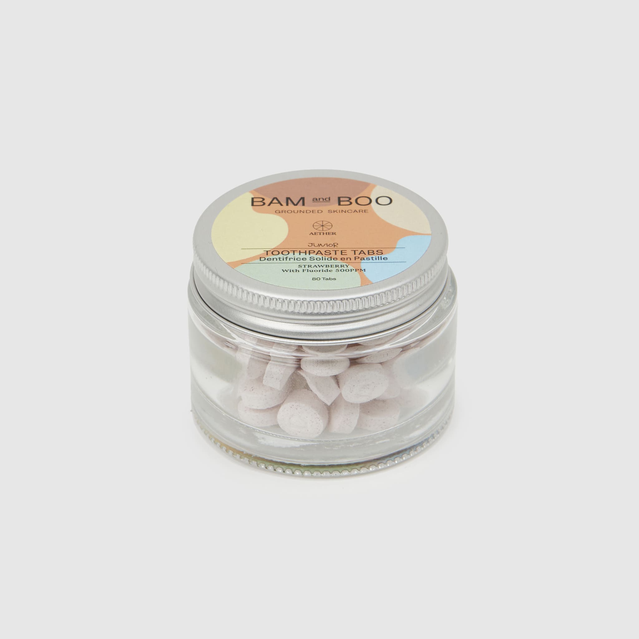 Toothpaste Tabs for Kids - Pack Shot Product - BAMandBOO Grounded Skincare Azores