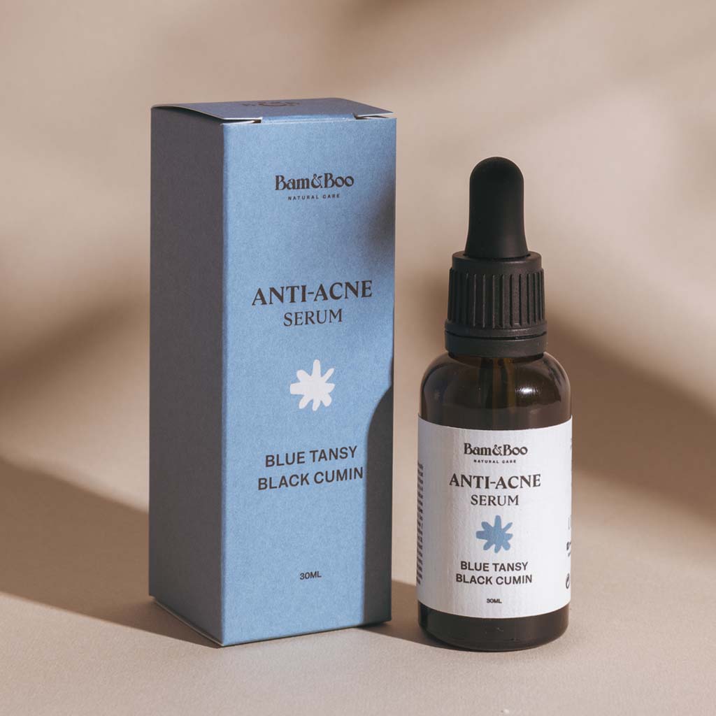 ANTI-ACNE SERUM | Blue Tansy &amp; Black Cumin - Bamboo Toothbrush Bam&amp;Boo - Eco-friendly, vegan, sustainable oral and personal care