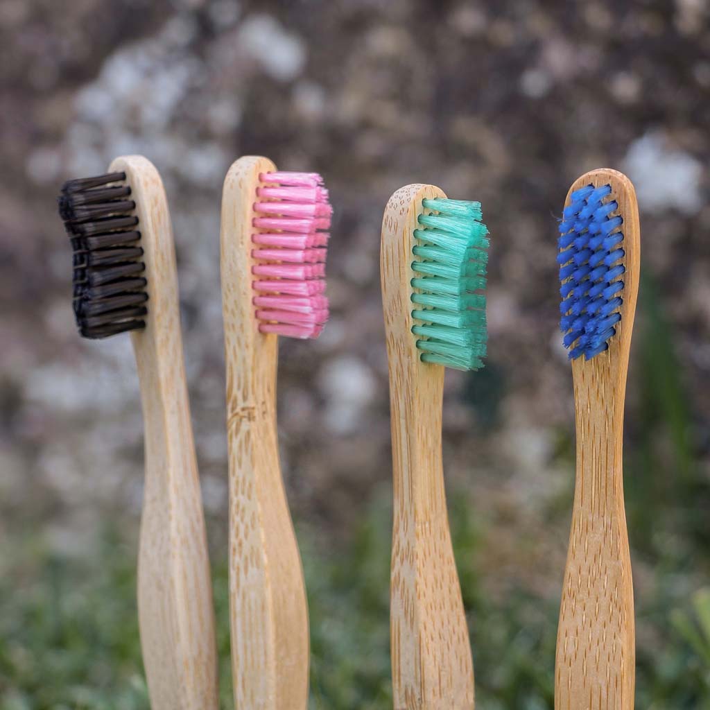 FAMILY PACK | Bamboo Toothbrush x4 - Bam&Boo - Natural Care and Clean Beauty from the Azores