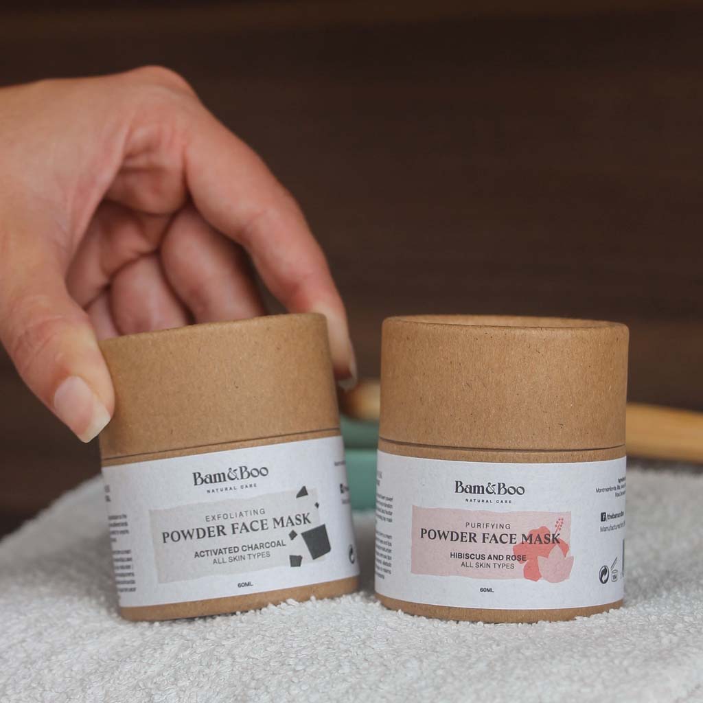 POWDER FACE MASK | Exfoliating - Bam&amp;Boo - Eco-friendly, vegan, sustainable oral and personal care