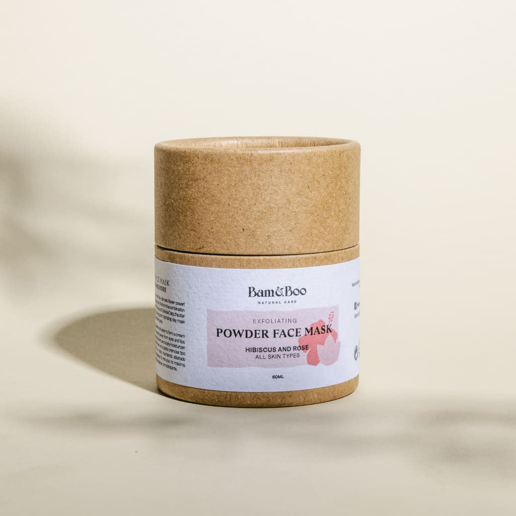 POWDER FACE MASK | Exfoliating - Bam&amp;Boo - Eco-friendly, vegan, sustainable oral and personal care