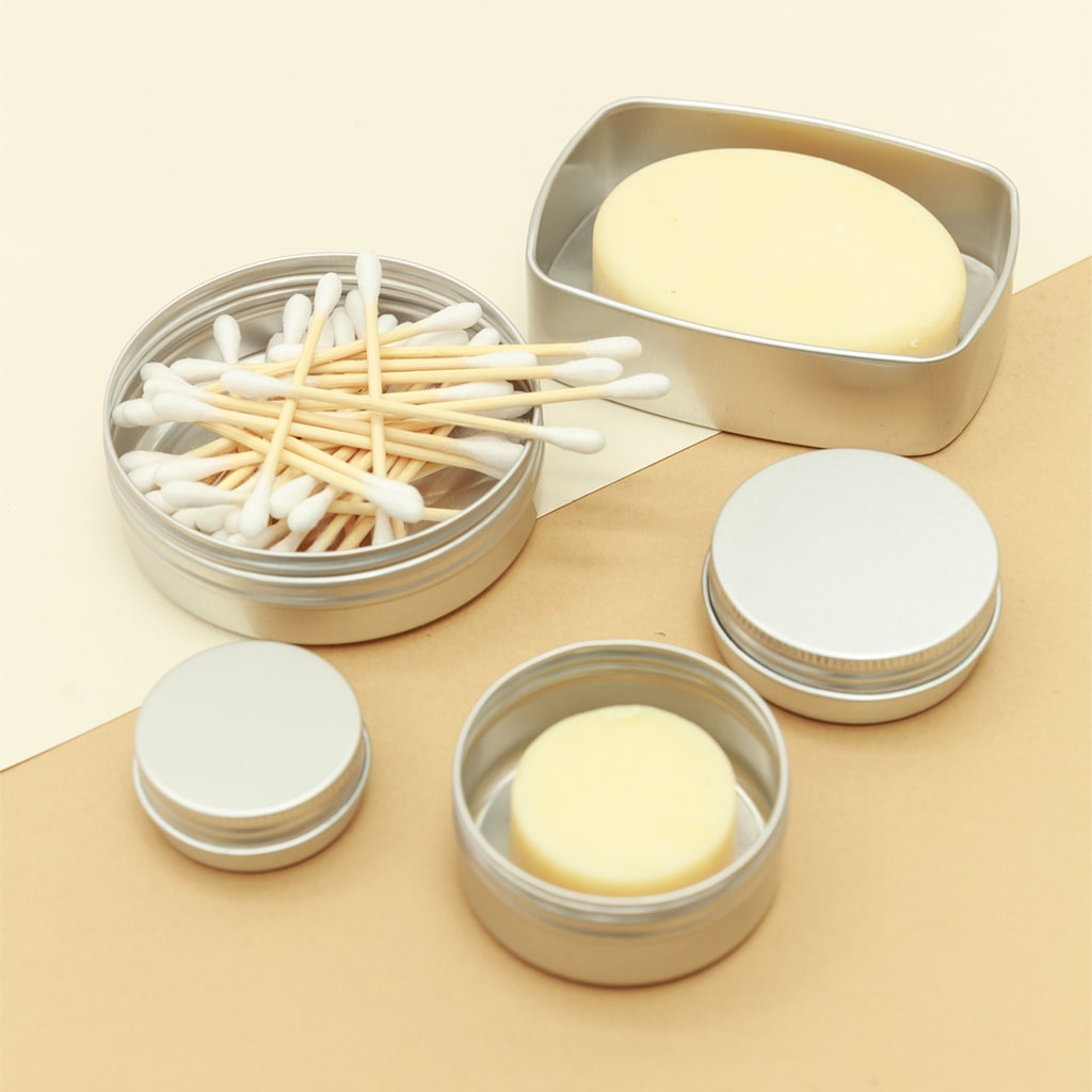 ALUMINUM TIN - Bamboo Toothbrush Bam&amp;Boo - Eco-friendly, vegan, sustainable oral and personal care