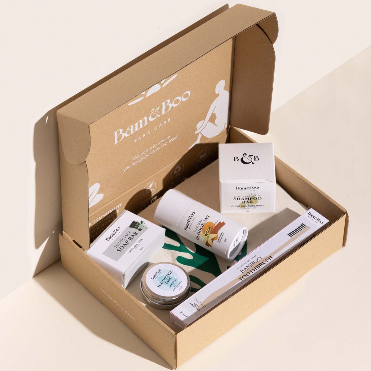 CHRISTMAS GIFT SET | Earth Keeper - Bam&amp;Boo - Eco-friendly, vegan, sustainable oral and personal care