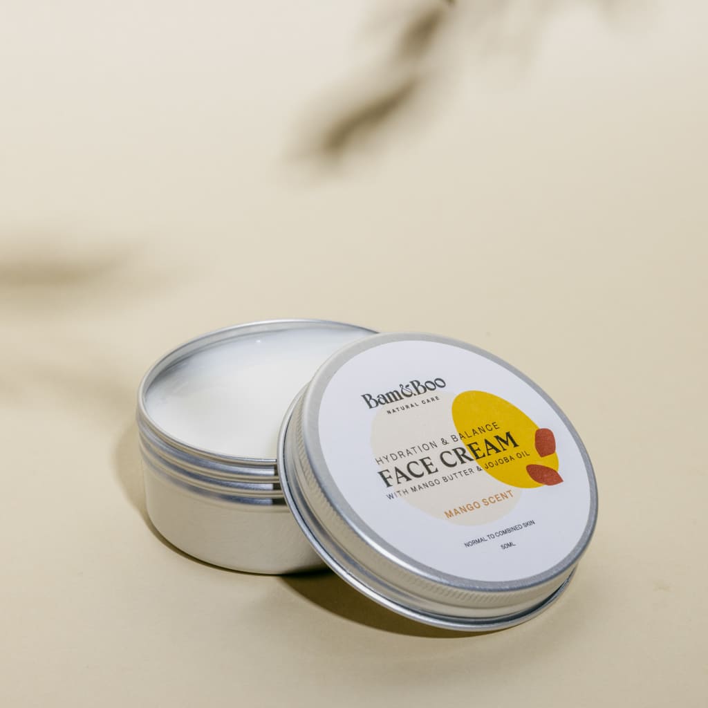 FACE HYDRATING CREAM - Bam&amp;Boo - Eco-friendly, vegan, sustainable oral and personal care
