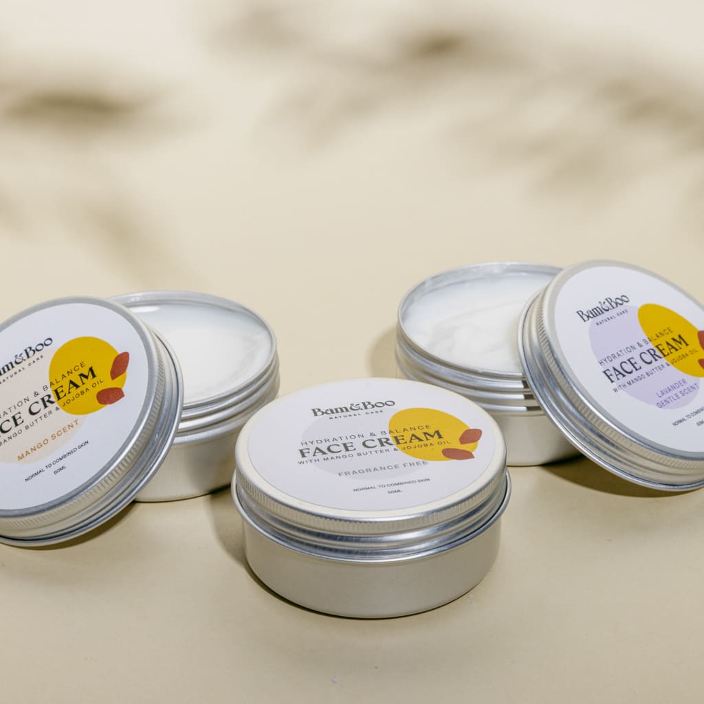 FACE HYDRATING CREAM - Bam&amp;Boo - Eco-friendly, vegan, sustainable oral and personal care