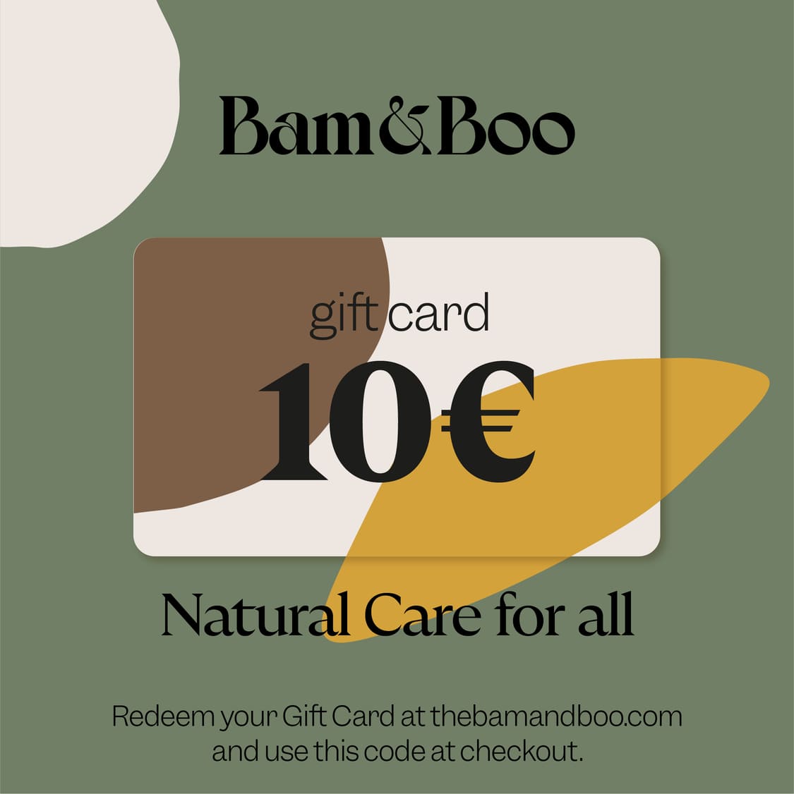 GIFT CARD  BamBoo  Clean Beauty and Natural Care for all