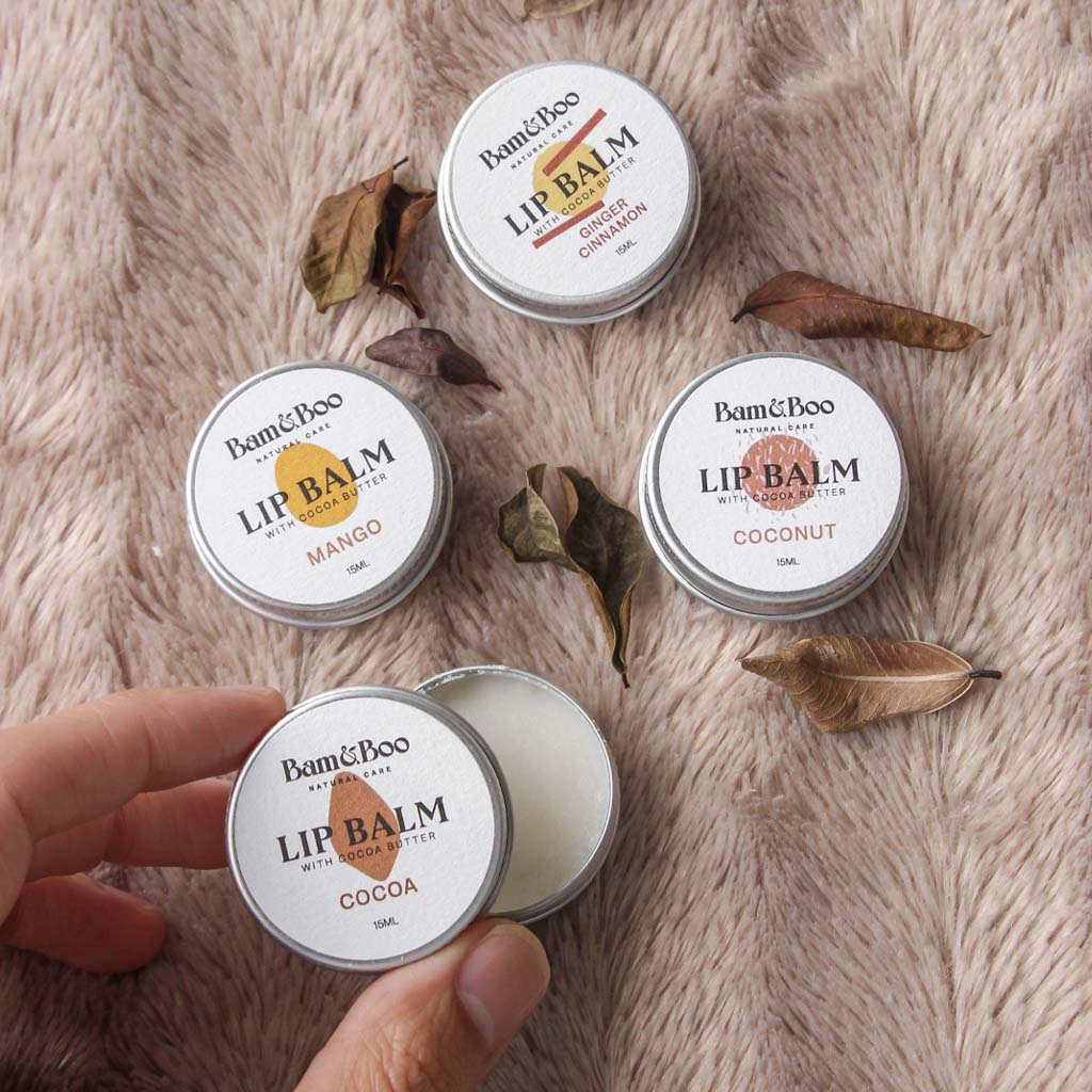 LIP BALM | Cocoa - Bam&amp;Boo - Eco-friendly, vegan, sustainable oral and personal care