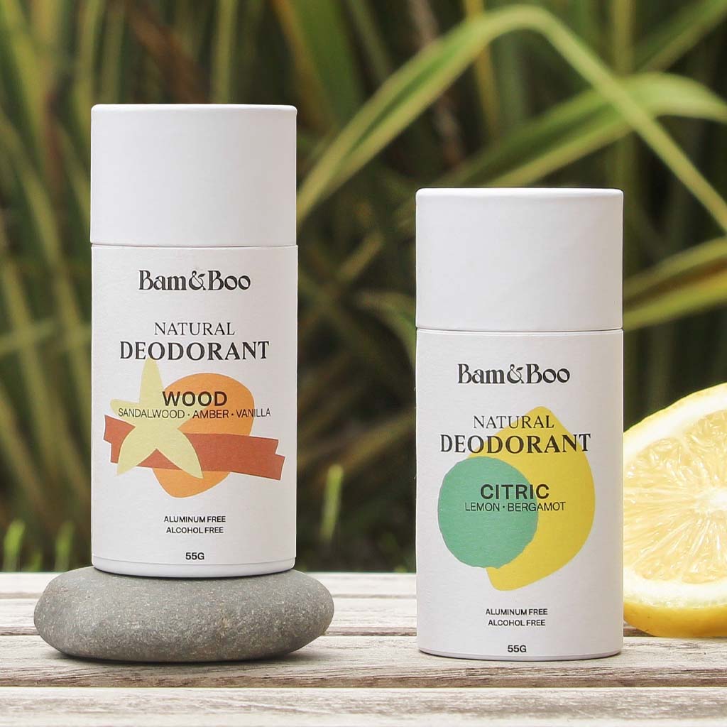 NATURAL DEODORANT | Citric - Lemon &amp; Bergamot - Bam&amp;Boo - Eco-friendly, vegan, sustainable oral and personal care