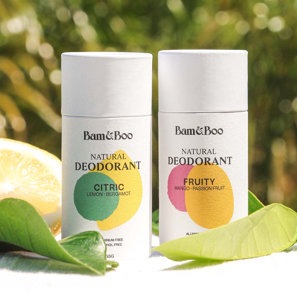 NATURAL DEODORANT | Fruity - Mango &amp; Passion Fruit - Bam&amp;Boo - Eco-friendly, vegan, sustainable oral and personal care