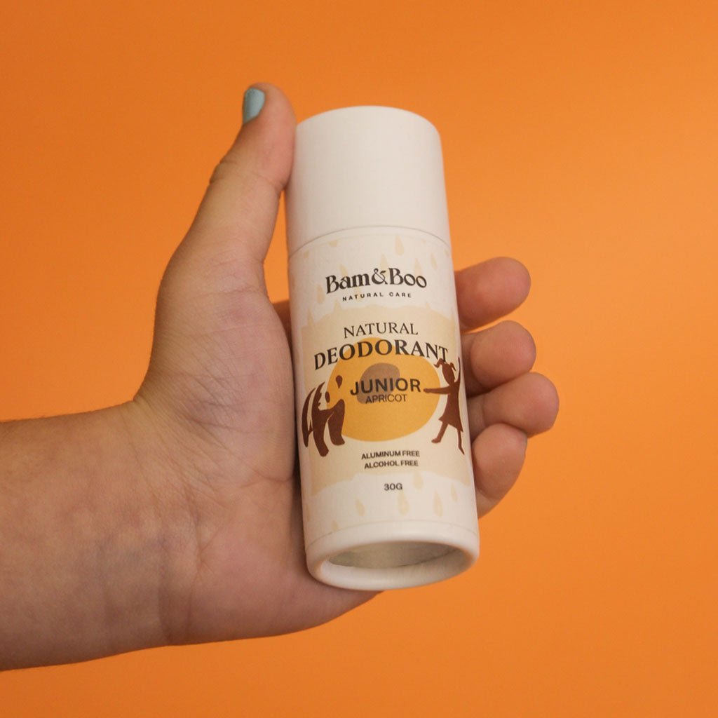 NATURAL DEODORANT | Junior - Apricot - Bam&amp;Boo - Eco-friendly, vegan, sustainable oral and personal care