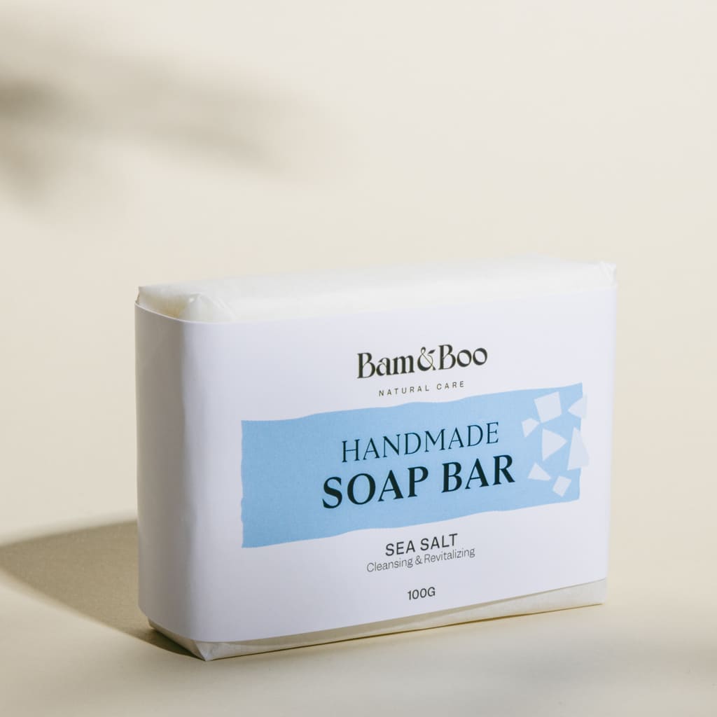 SOAP BAR | Sale marino - Bam&Boo - Eco-friendly, vegan, igiene orale e personale sostenibile