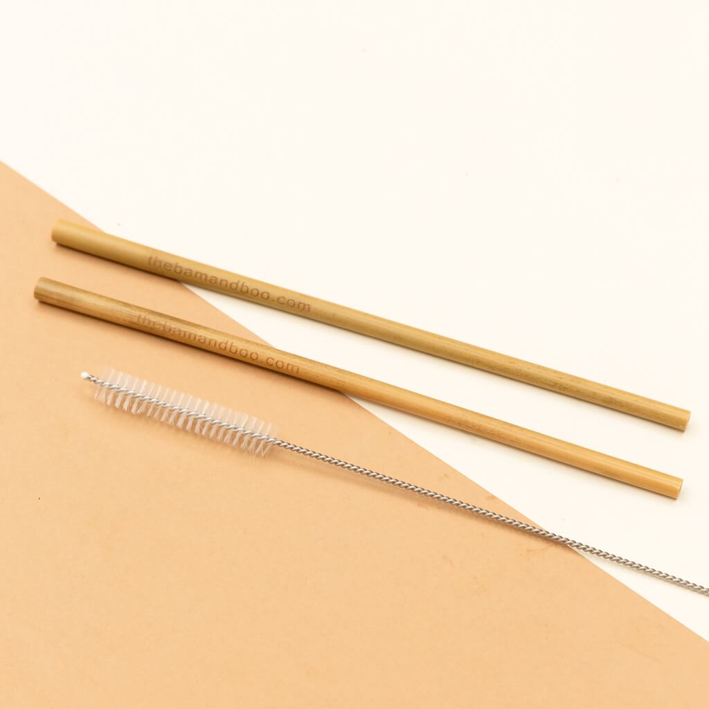 STRAWS - Bamboo Toothbrush Bam&amp;Boo - Eco-friendly, vegan, sustainable oral and personal care