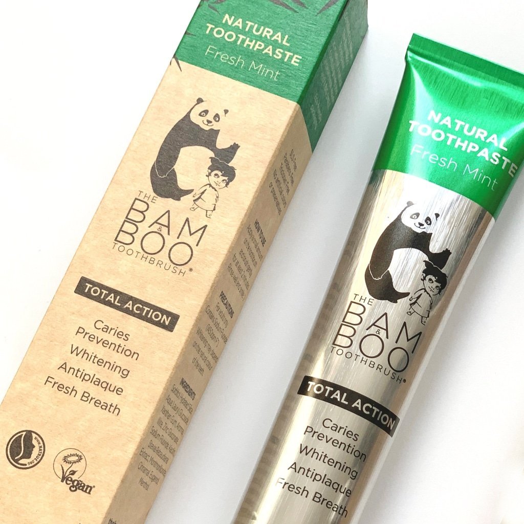 The Bam&amp;Boo Natural Toothpaste - Bamboo Toothbrush Bam&amp;Boo - Eco-friendly, vegan, sustainable oral and personal care