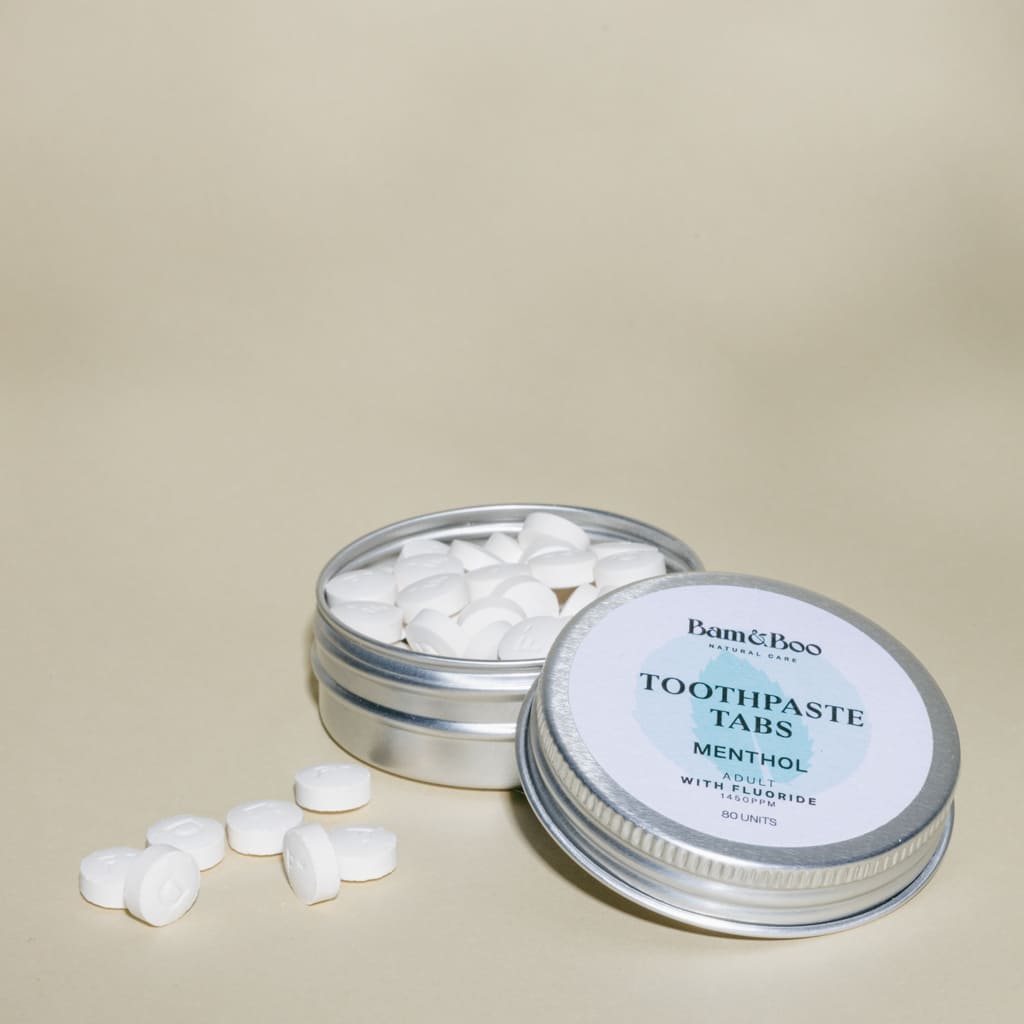 TOOTHPASTE TABS | Adult - Bam&Boo - Eco-friendly, vegan, sustainable oral and personal care